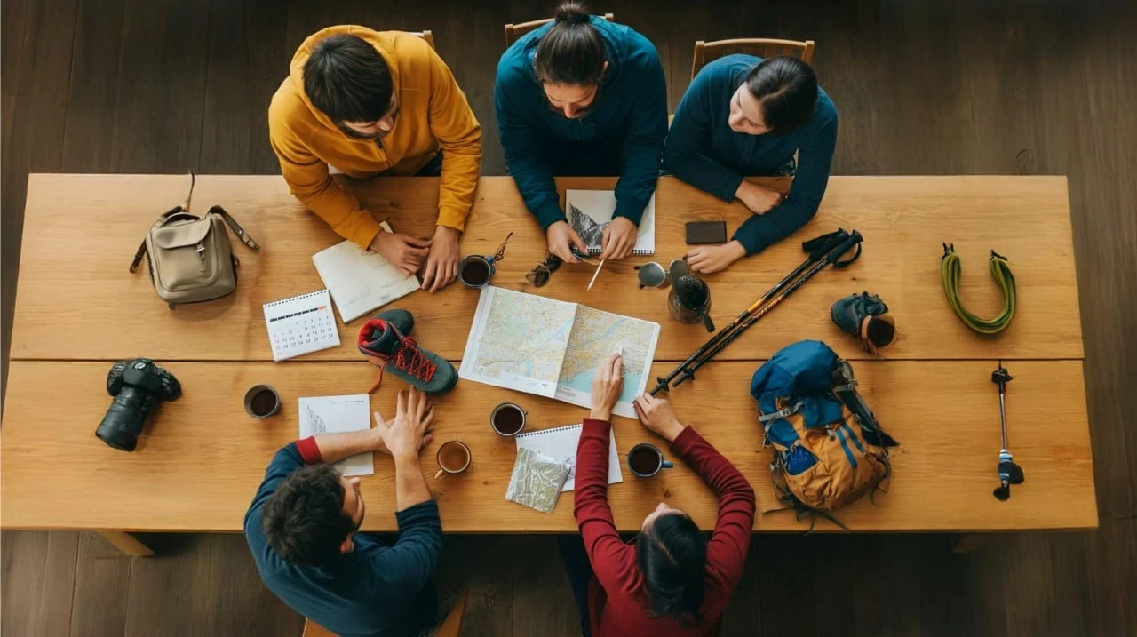 جلسه برنامهریزی ۶ ماهه اول سال 2026 گروه طبیعتگردی